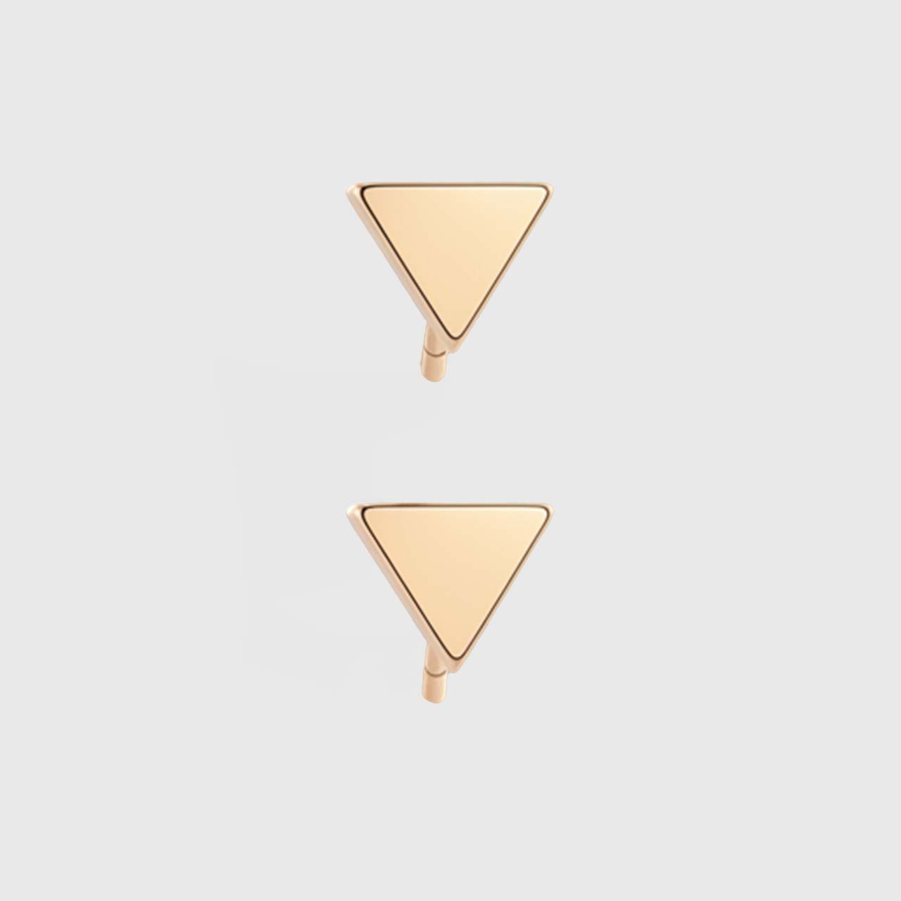 گوشواره مدل مثلث تخت