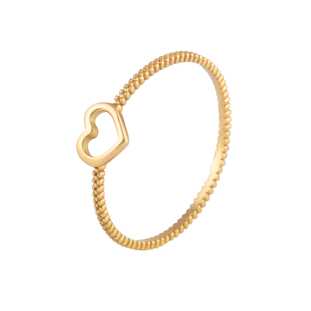 انگشتر مینیمال قلب توخالی رولکس