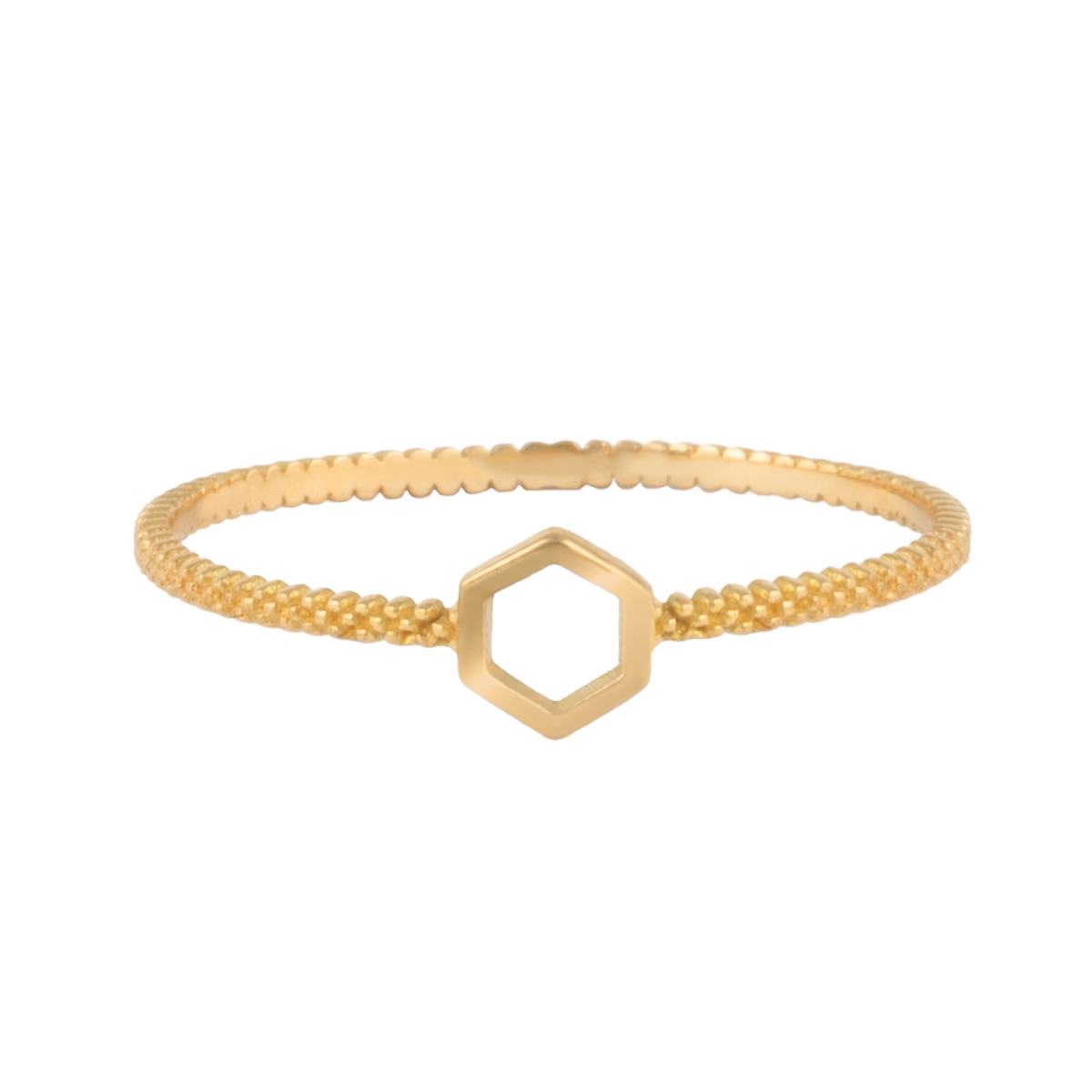 انگشتر مینیمال هگزا توخالی رولکس