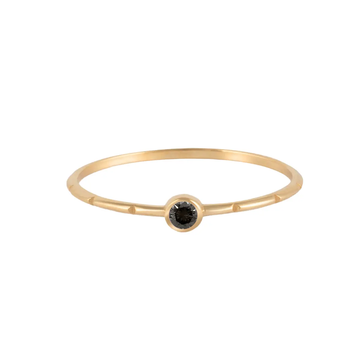 انگشتر نگینی لوکا مشکی