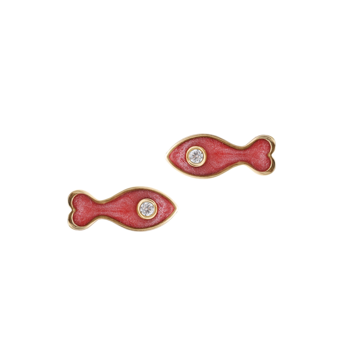 گوشواره ماهی گلی