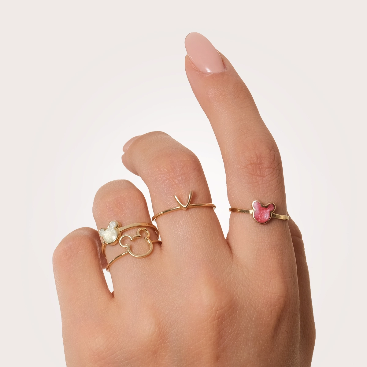 انگشتر میکی قرمز