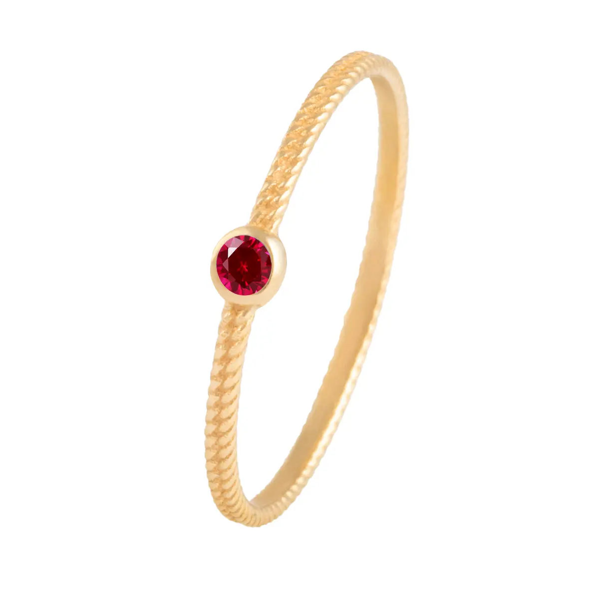 انگشتر نگینی کارتیه ظریف اناری