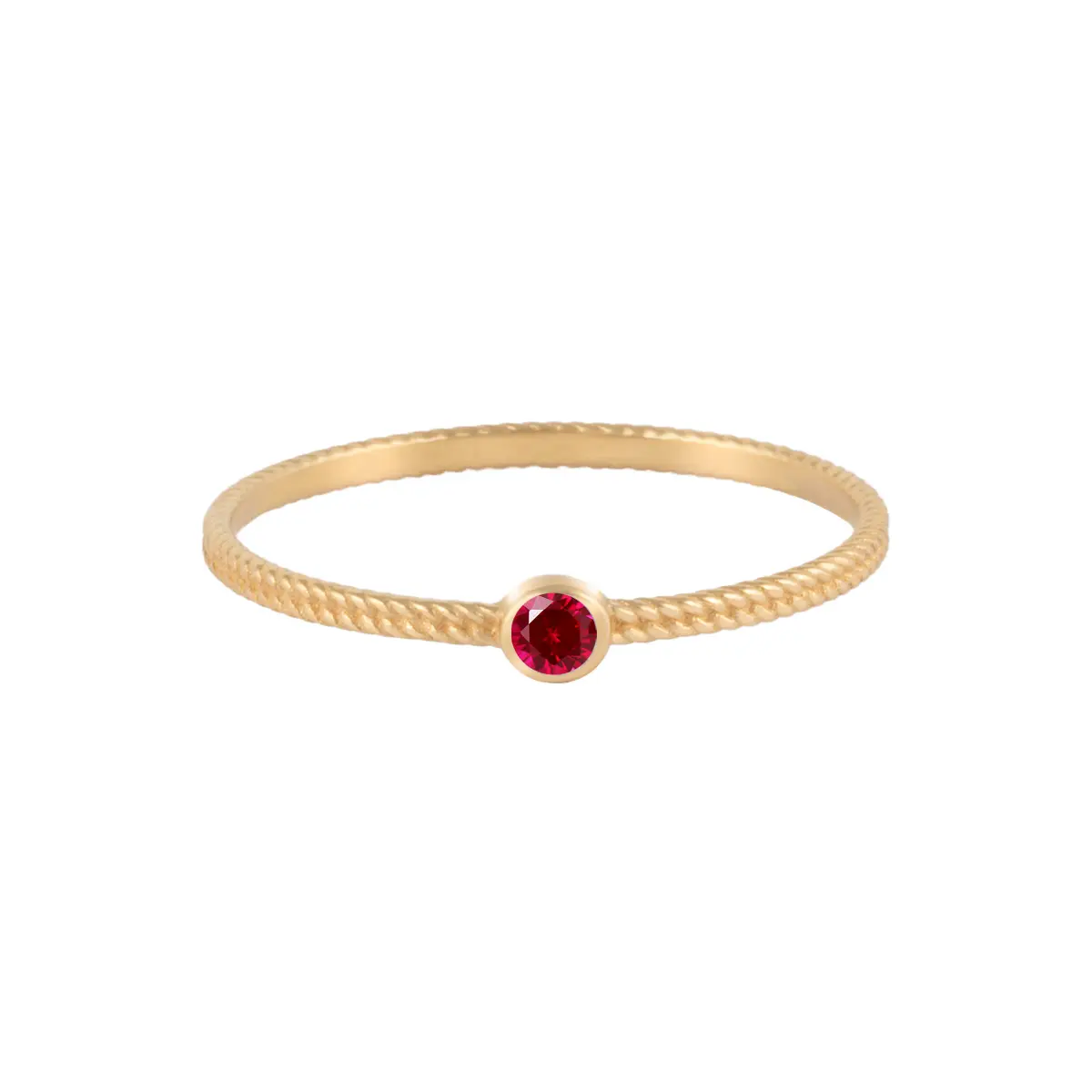 انگشتر نگینی کارتیه ظریف اناری