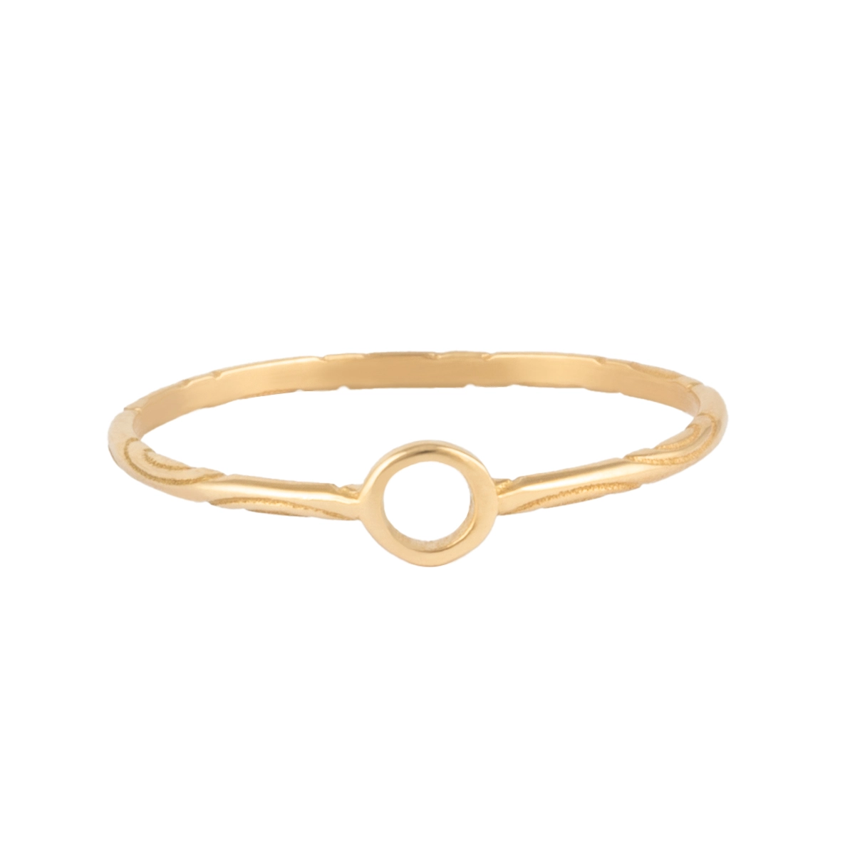 انگشتر مینیمال دایره توخالی ماد