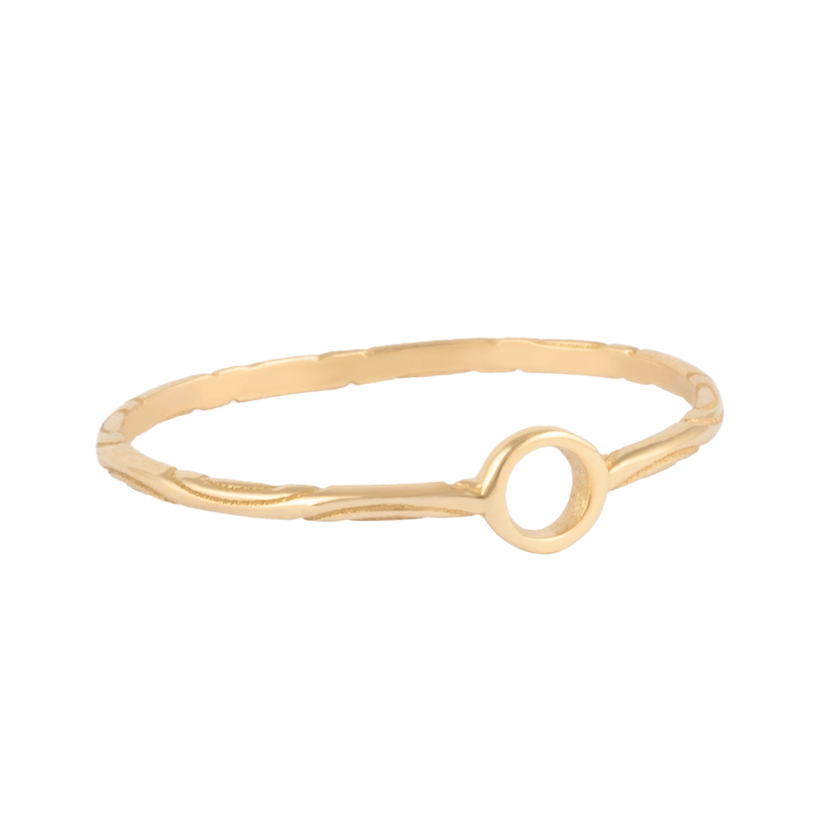 انگشتر مینیمال دایره توخالی ماد