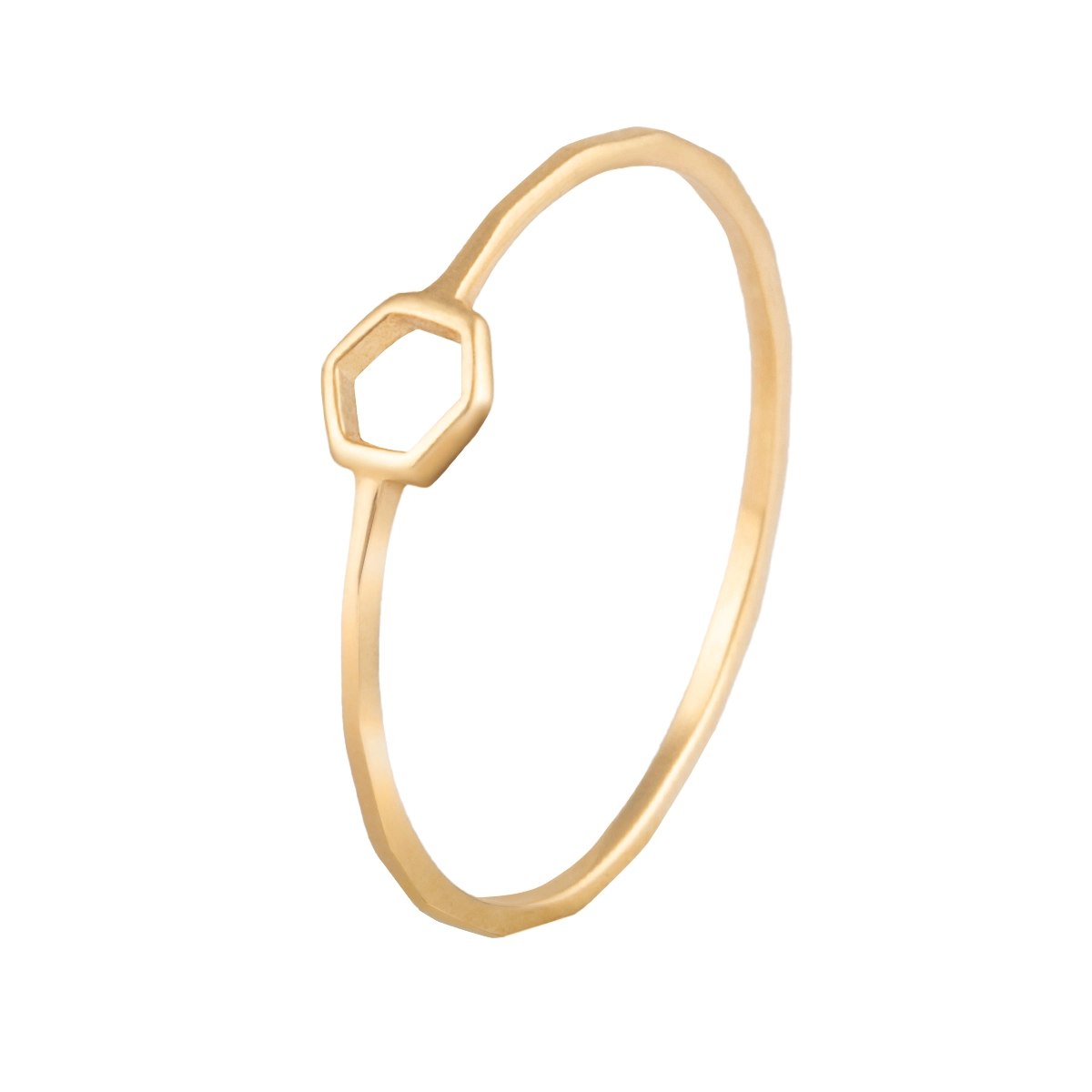 انگشتر مینیمال هگزا توخالی همرد