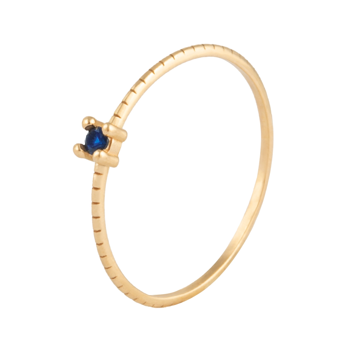 انگشتر سولیتر راه راه سورمه ای