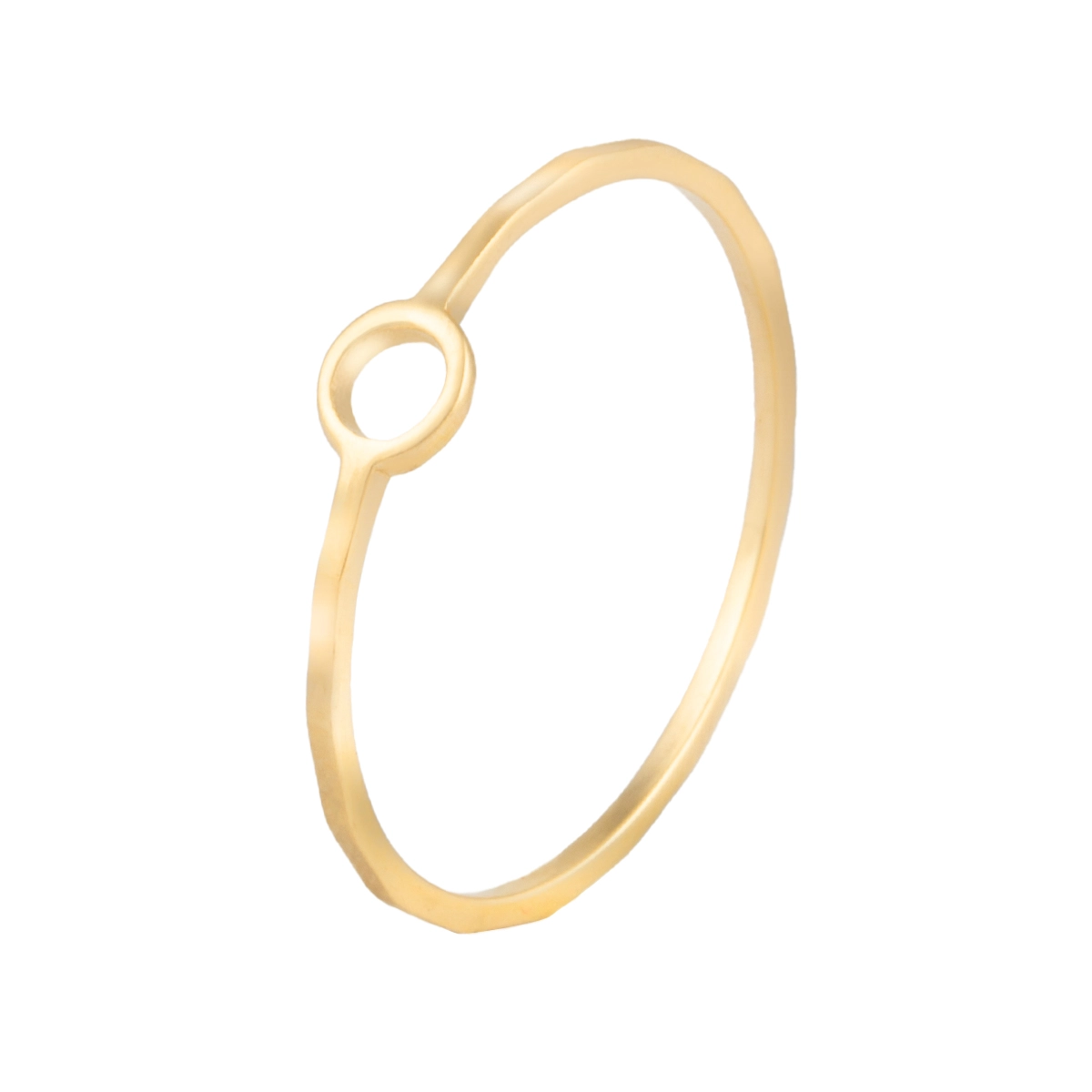 انگشتر مینیمال دایره توخالی همرد