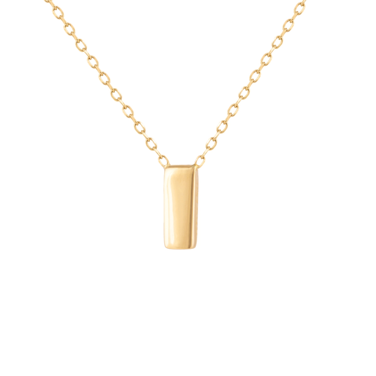 گردنبند مینیمال مستطیل