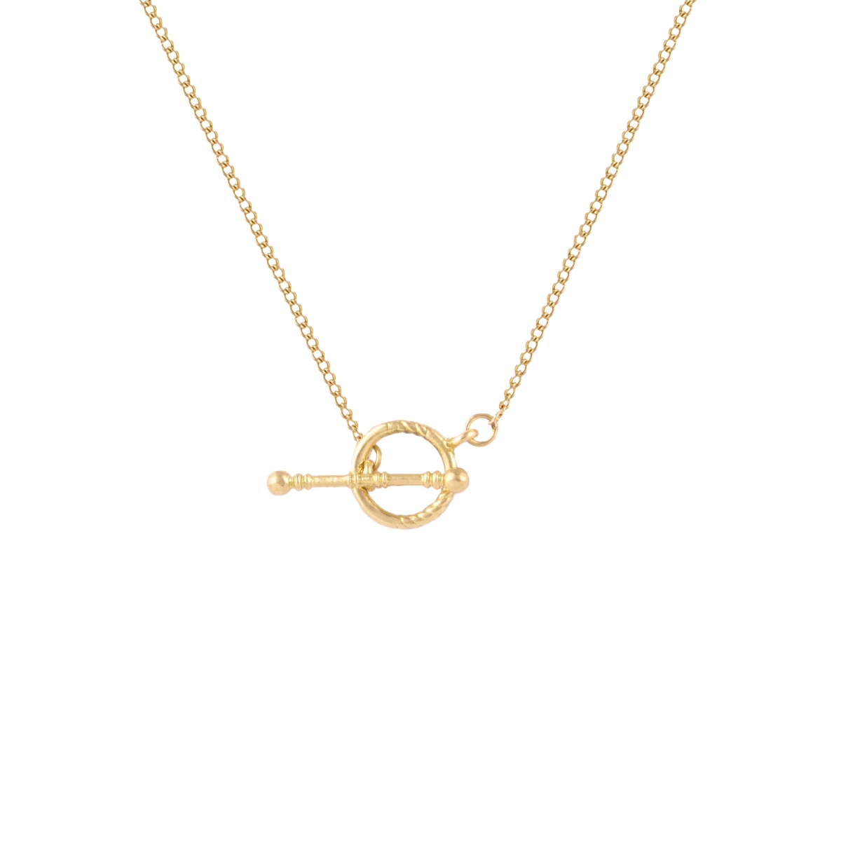 گردنبند هاشور قفل تی